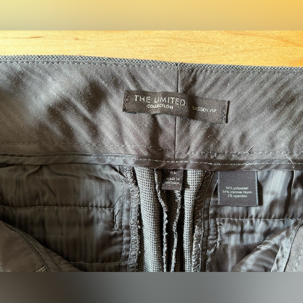 The Limited Charcoal Gray-Brown Pants